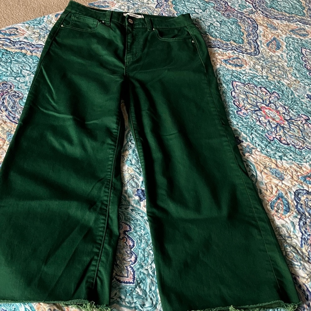Zenana Outfitters Green Boot Cut Pants